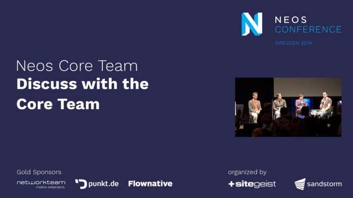 Discuss with the Core Team