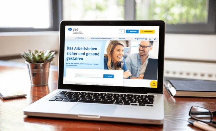 queo next - Relaunch for Verwaltungsberufsgenossenschaft